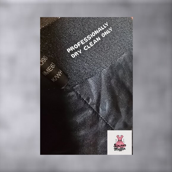 Vintage GUESS Tweed Trench Coat - Small, Double-Breasted & Belted - Like New - Picture 10 of 11